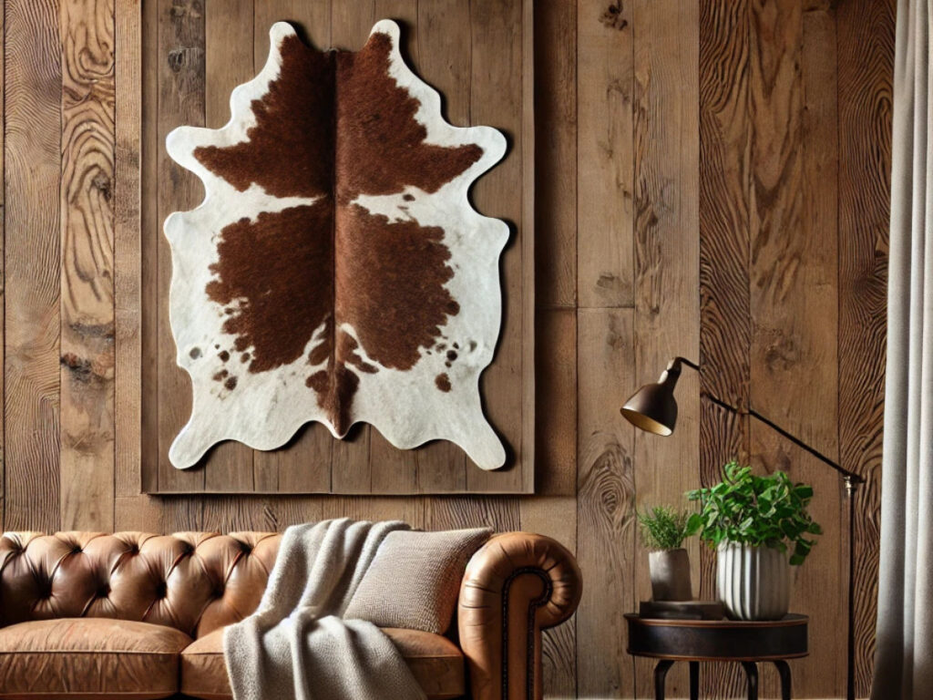 How to Hang Cowhide on the Wall